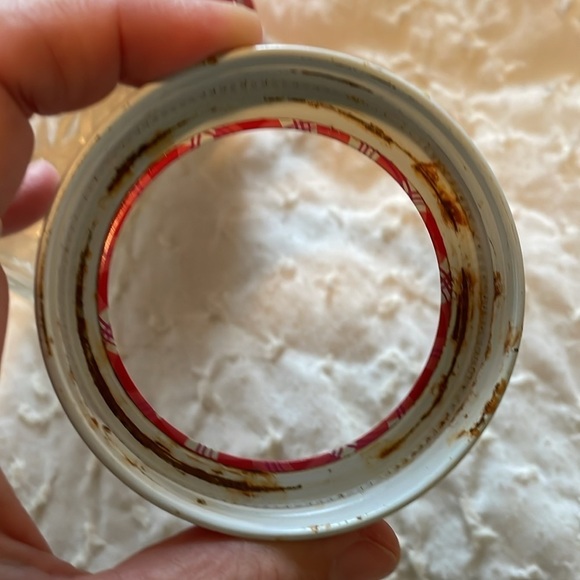 Ball quilted crystal canning jars with decorative pink plaid lids. - Picture 9 of 10